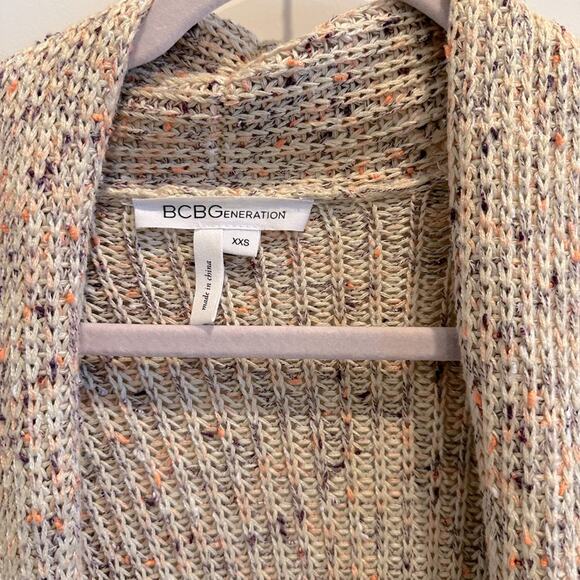 BCBGeneration Confetti Knit Cardigan Sweater - Picture 3 of 5